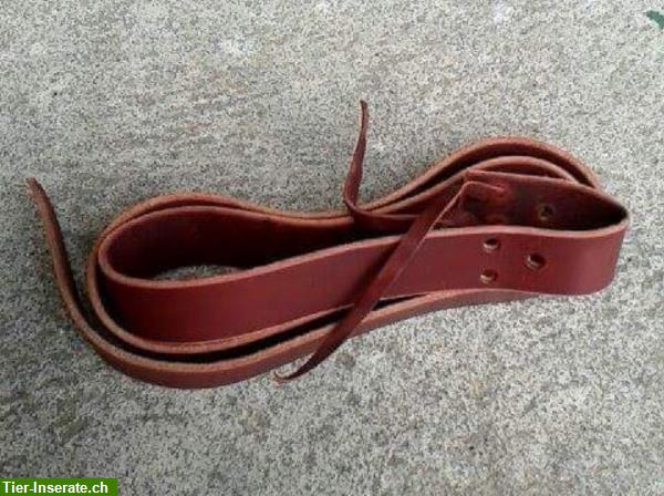 Bild 2: NEU: Tie Strap aus Leder 190cm lang, Western-/Wanderreitsättel