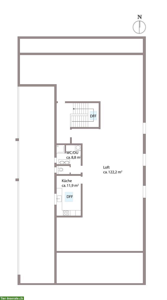 Bild 6: Naturnahe Loft-Wohnung für (Viel-) Hundehalter oder Pferdehalter