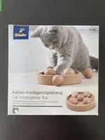 Katzen Intelligenzspielzeug aus Holz, ladenneu