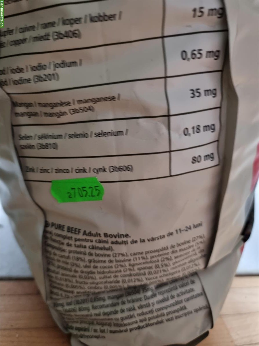 Bild 2: Real Nature Wilderness Rind Hundefutter zu verkaufen