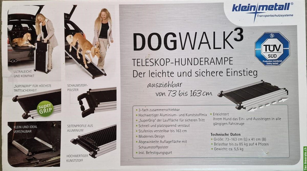 Bild 5: Neuwertige Hunderampe DogWalk 3