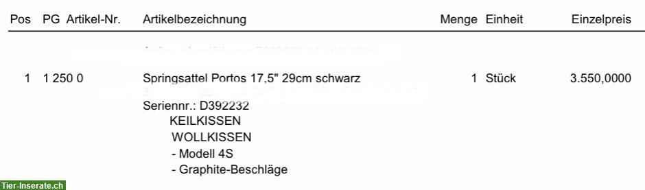 Bild 4: Stübben Springsattel, wie neu, sehr selten gebraucht