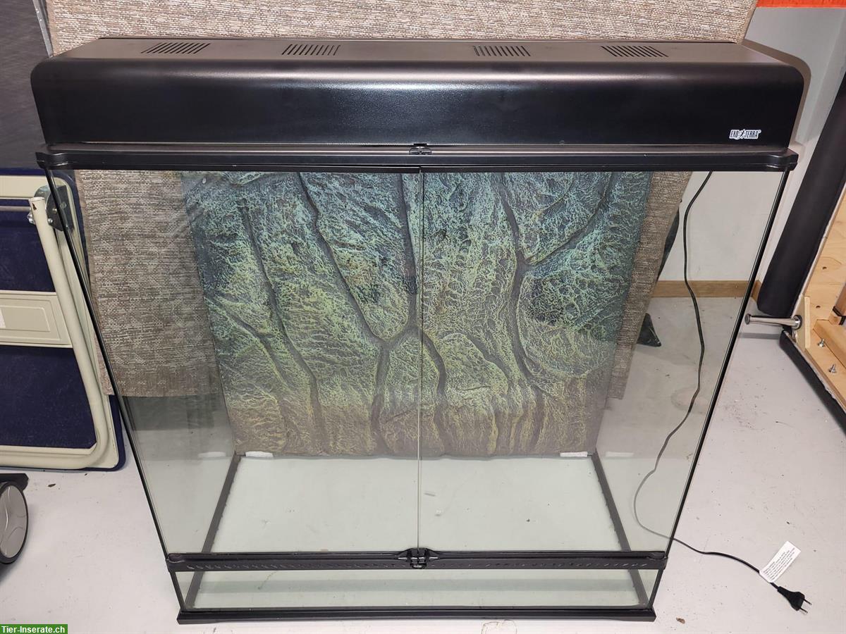 Bild 3: Exo Terra Terrarium 90x45x90cm mit Lampenabdeckung