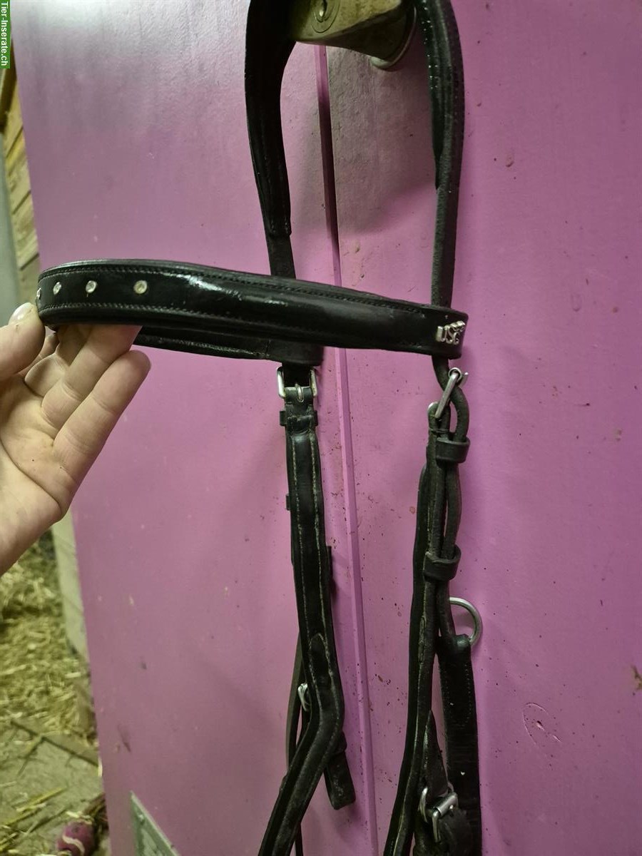 Bild 2: Horseware Rambo Micklem Competition Bridle, Full