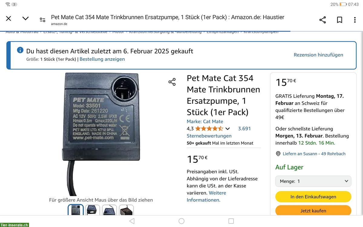 Bild 2: Katzenbrunnen wie Neu und in Originalverpackung