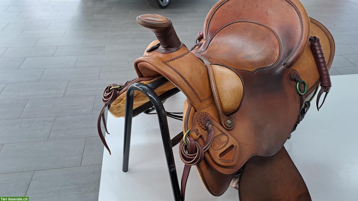 Bild 2: Westernsattel Original «Yves Hirschy Custom Saddle»